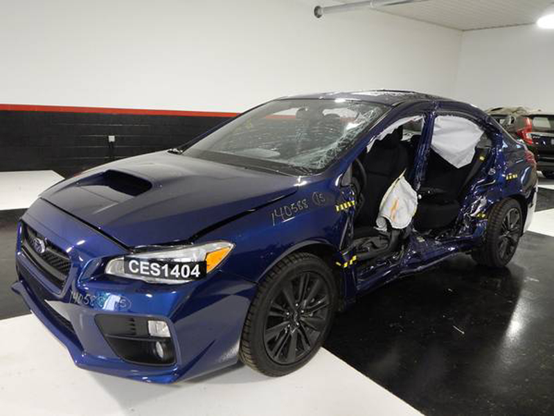 Illustration for article titled This Is What It Looks Like When You Crash A 2015 Subaru WRX